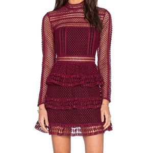 Self-Portrait Long sleeve dress